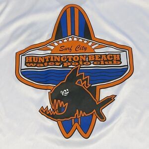 A4 Huntington Beach Polo Club V Neck Wicking Tee Shirt Size Medium